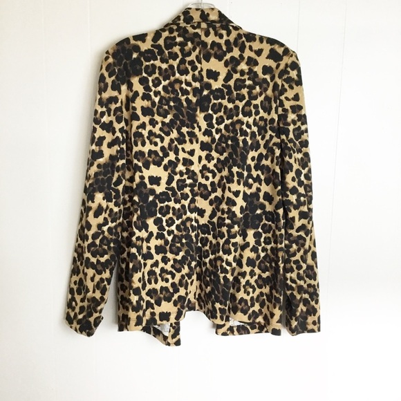 Grace Elements Leopard Print Size M Jacket - Picture 4 of 4